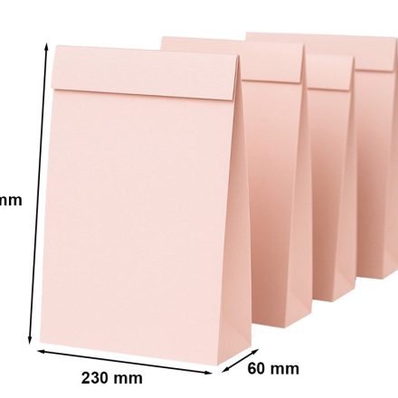 Kartónová obálka C4 230x320x60 mm ružové 220g 10 ks
