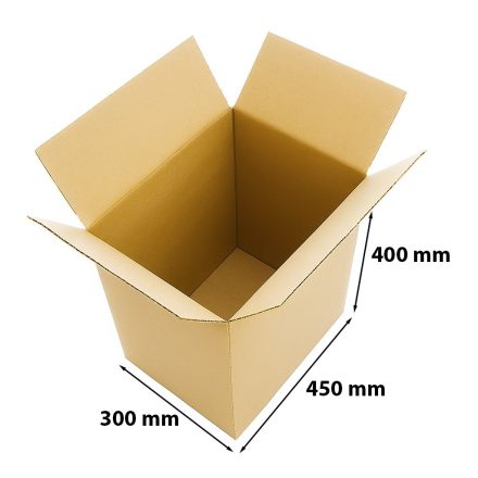 Lepenková klapka 450x300x400 mm BC560 A3 veľkosť C InPost hnedá