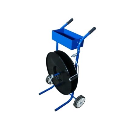 Vozík pre spätný navíjací stroj na popruh PP 200 mm s brzdou 02