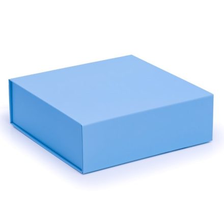 Magnetická škatuľa 250x250x80mm Prítomný okrasný modrý kartón