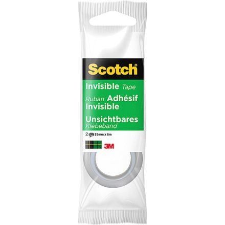 Kancelárske pásky Scotch Magic matt neviditeľné 19mm x 6m 2 ks
