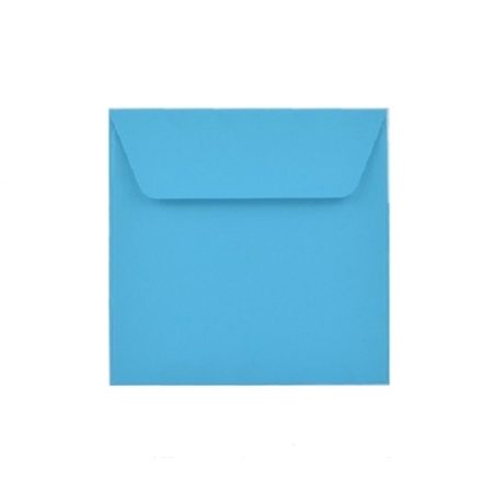 Papierové obaly na taniere CD/DVD modrá 125x125 mm 50 ks 120g