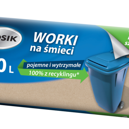 Penny silný veľký odpad tašky čierna LDPE 120 l, 10 ks