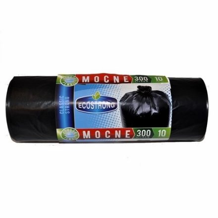 Silné vrecia na odpadky LDPE 300 l čierna 120x150 cm 45 um 10 ks
