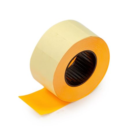 Štítky pre dvojriadkové zápasy 26x16 mm rovný oranžový