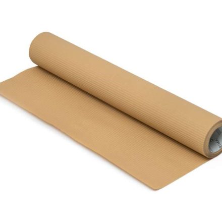 Vlnitý hnedý papier v kotúčoch 50 cm x 10 m pre dary