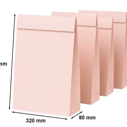 Kartónová obálka predĺžená C3/A3 320x450x80mm ružové 220g 10ks