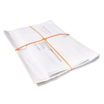 Prepisové gumy pre súbory 100x1,5x4,0 mm oranžová 1 kg