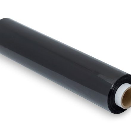 Čierny krycí stretch film 50 cm 2,5 kg Hrubé 23 um balenie