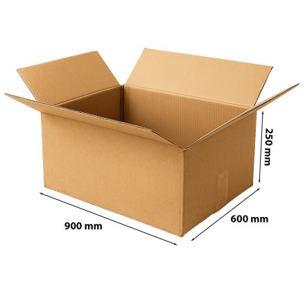 Škatuľka na klapky na prepravu 900x600x250 mm 5-vrstvová BC 650 g/m2