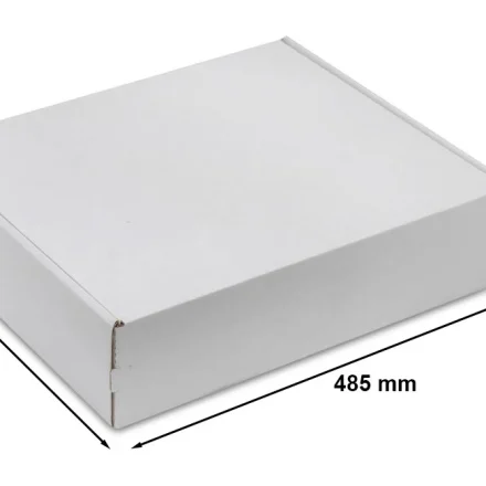 Papierová lepenka 485x410x120 mm F427 biela - módny box