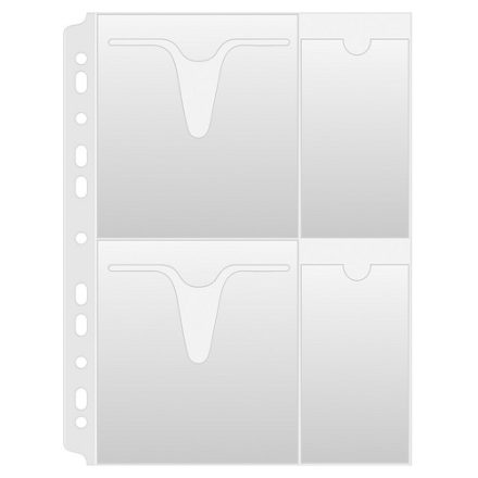Tričká pre CD/DVD Priehľadné pre Donau A4 spojivo PP 25 ks