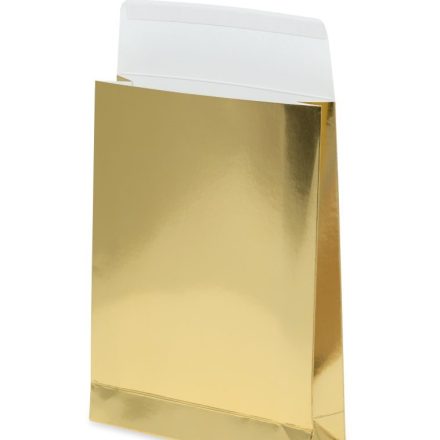 Kartónové obálky C5 170x230x50 mm zlato 220g 10 samolepiace stroje