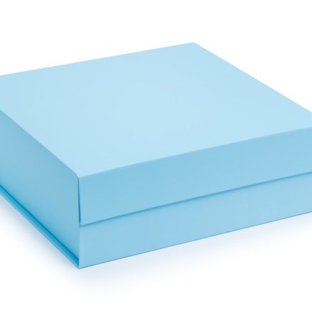 Modrá magnetická škatuľa 330x330x115mmBox na darčeky A4