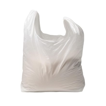 Reklama LDPE biele fóliové vrecko 27x48 cm, 100 tovar určený na nákup