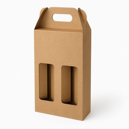 Papierová lepenka 140x68x258 mm če 2 pivo s rukoväťou - 20 ks