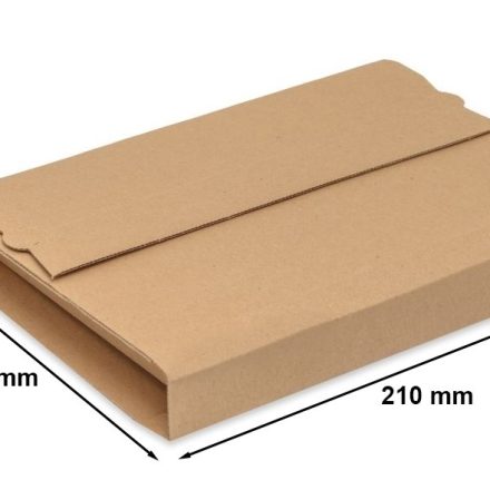 Kartónová rolovacia skrinka pre knihu Roll Box XS 210x150x60mm Multimailová adresa bronzu