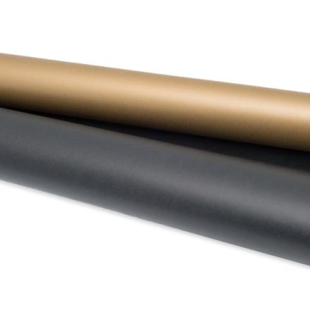 Baliaci papier Kraft Black a Gold 70cm-25m 60g