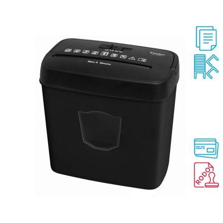 Verotech skartovač dokumentov VS-1005CC 4x35 mm 5 karty