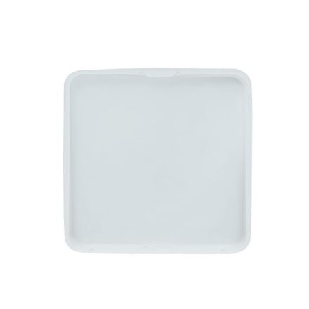 Plastová zástrčka pre štvorcovú rúrku 45x45 mm biela - slepá