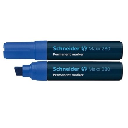 Marker Permanent Schneider Maxx 280 skosené 4-12 mm modrá