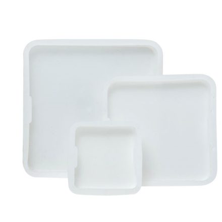 Dennko do štvorcovej trubice 70x70 mm, biela slepá LDPE