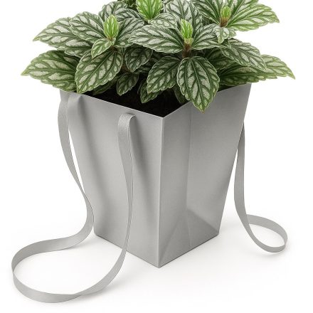 Prestige Silver Bag 125x125x180/165x165mm pre kvetináče