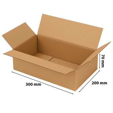Cardboard InPost Clap 300x200x70mm Balenie Gibarita A 360g 3layered