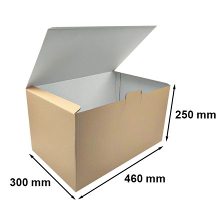 Kartón F215 Módny box 460x300x250 mm hnedá