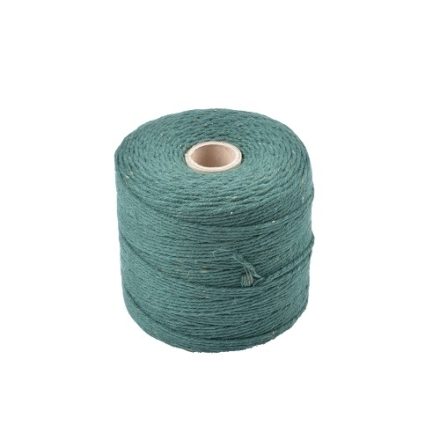Zelený bavlnený kábel 2 mm 1000 g, cievka 180 m na balenie