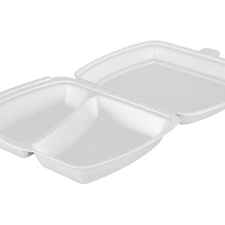 MenuBox obedový kontajner 2- statočný Styrofoam 245x205x65 125 ks