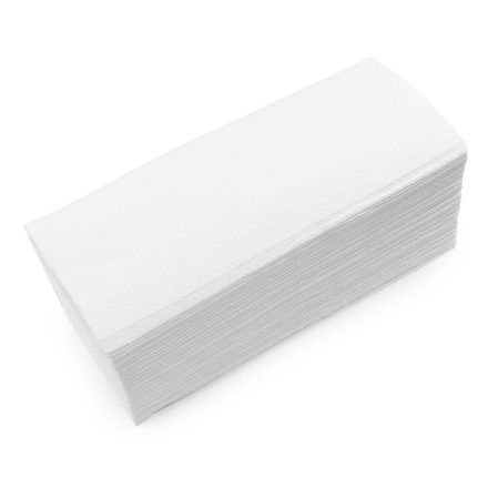 Utierky na papier ZZ skladanie 100% biela celulóza, 20x150 ks