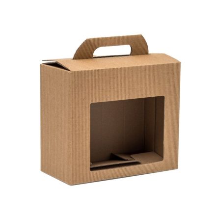 Kartónové škatule potiahnuté 2 poháre 0,9l 195x95x165mm 10 ks