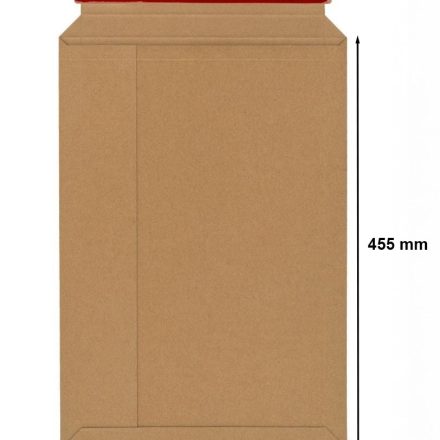 Lepenková obálka A3 321x455mm hnedá tvrdá s prepravným popruhom