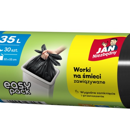 Potrebný Ján JN vrecia na odpadky HD Easy-pack čierna 35 l 30 ks