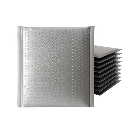 Strieborné kovové bublinové obaly 165x165 mm 100 expedície