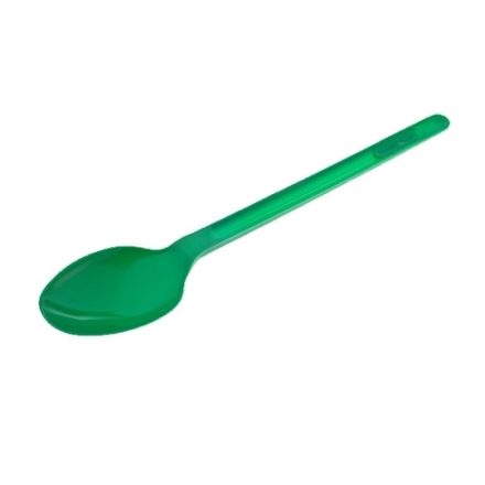 Zelené plastové jednorazové lyžice 16,5 cm 3,2 g 20 ks