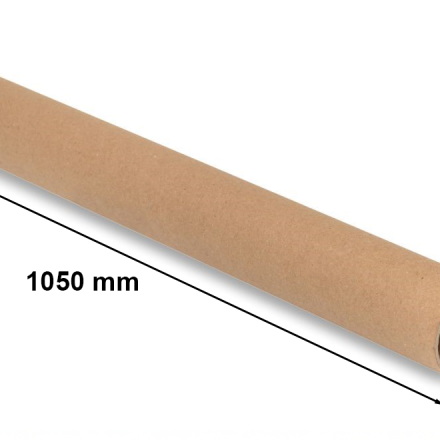 Kartónová rúrka 100 mm gr 2 mm dn 1050 mm B0 bez zástrčiek