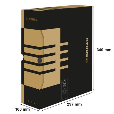 Archív box A4 bez kyseliny 100x340x297 mm hnedý Donau