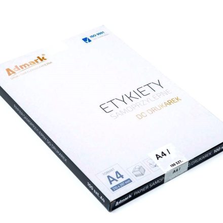 Samolepiace štítky A4 105x148,5 mm 4♪ Ark ♪ 100 Ark. biela matte