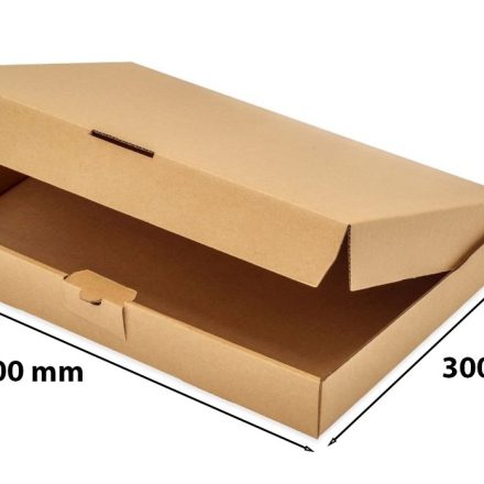 Kartónová hraničná škatuľka hnedá 400x300x50 mm FEFCO 426
