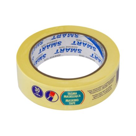 Natieranie papierovej pásky SMART Žltá 30mm x 50m Maskovanie pre rekonštrukciu