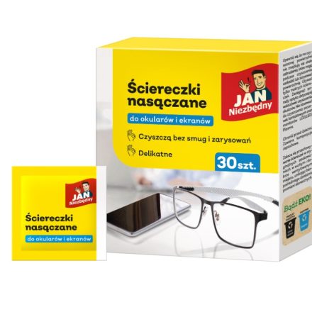 Odevy na okuliare 30 výrobky, čistiace utierky