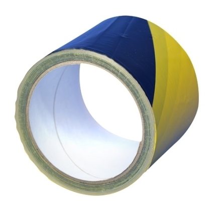 Žlto-čierna bariérová páska 100mm/100m nelepenie