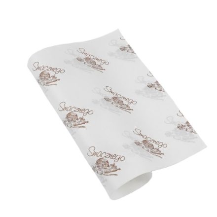 Biely baliaci papier PE Užite si jedlo. 350x500 mm listy 10 kg
