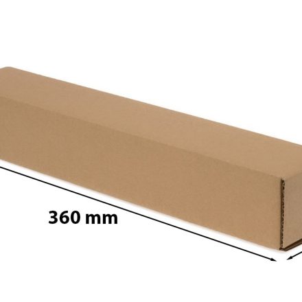 Papierová lepenka 360x60x60mm A3, módna bedňa, hnedá