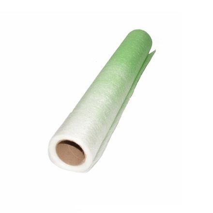 Dekoratívne flizelína dekoratívne bielo-zelená ombre 50 cm x 7,32 m