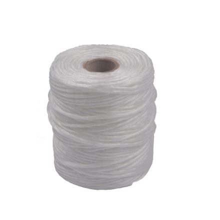 Poľnohospodársky polypropylénový kábel a záhradný kábel 2 mm 125 m biele 250 g