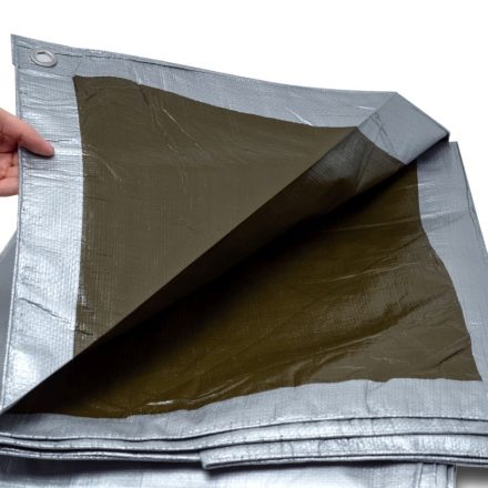 Ochranný kryt PE 5x6 m striebro 130 g/m2 vodeodolný UV