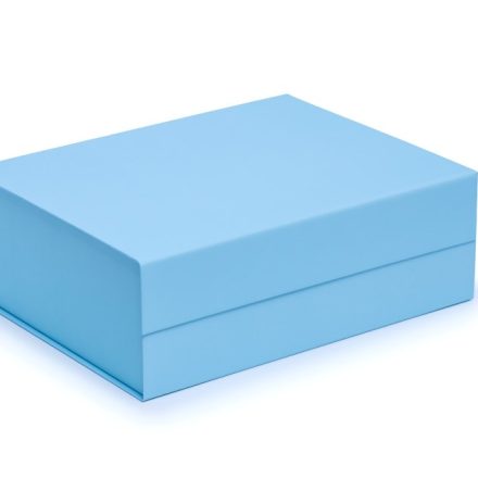 Modrá magnetická škatuľa 330x255x115mm A4 dekoratívne balenie